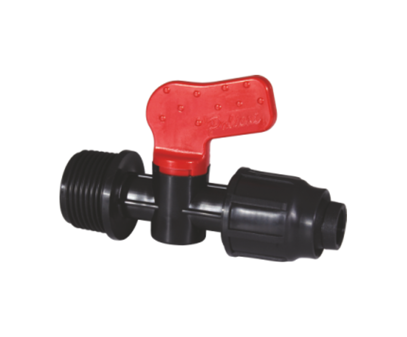 Кран для капельного полива 16 x 1/2" НР (Poliext 07310010)